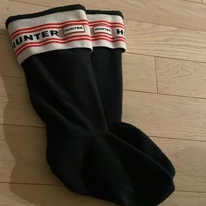 Hunter rain boot fleece socks small